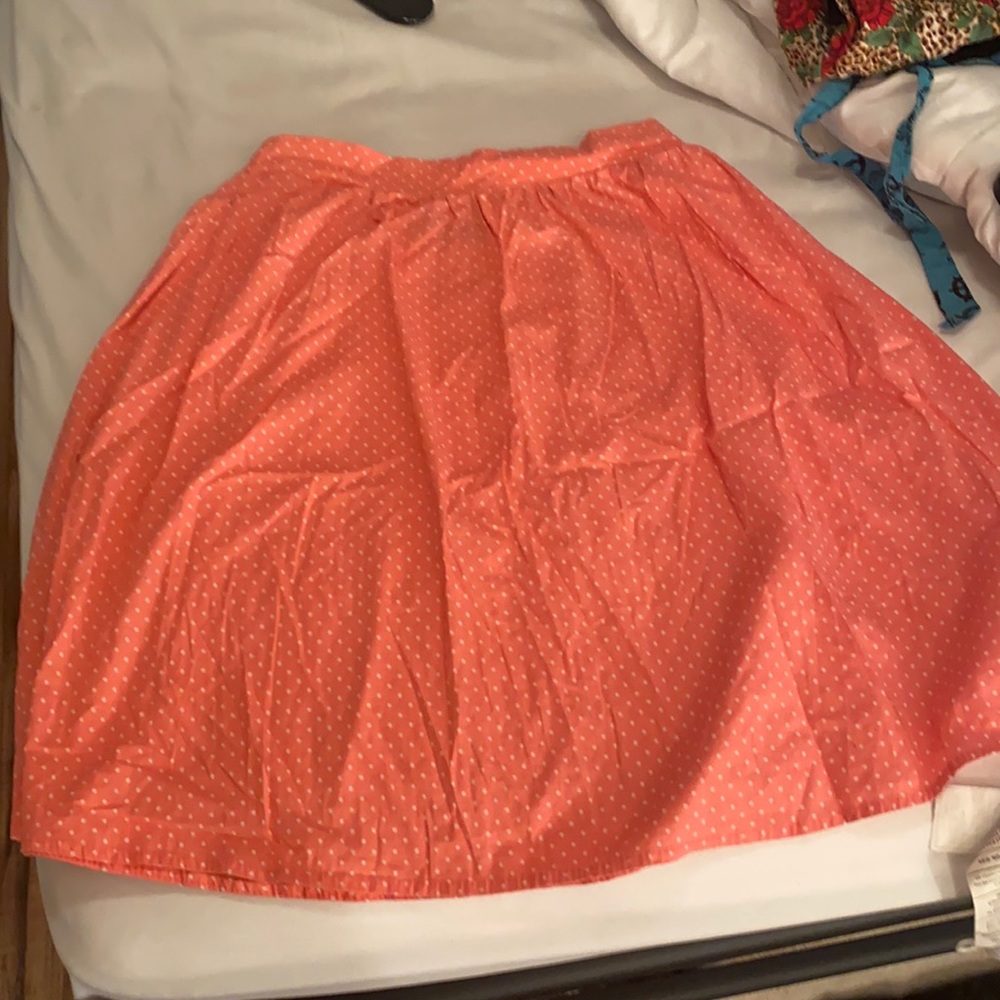 Sidecca pink polka dot Aline skirt